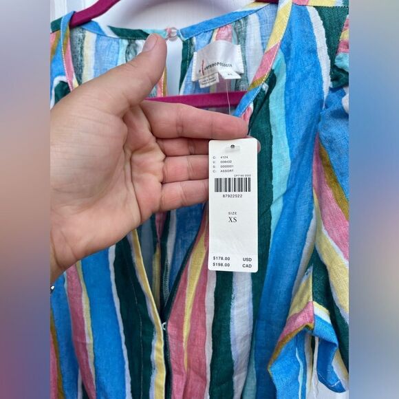 Anthropologie The Somerset Linen Jumpsuit NWT - Picture 5 of 9